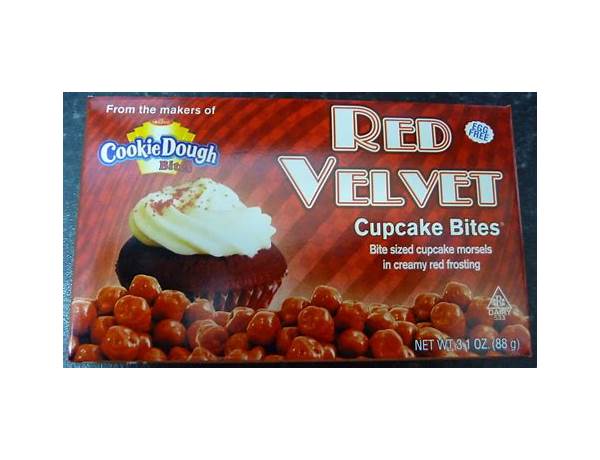 Red velvet cupcake bites food facts