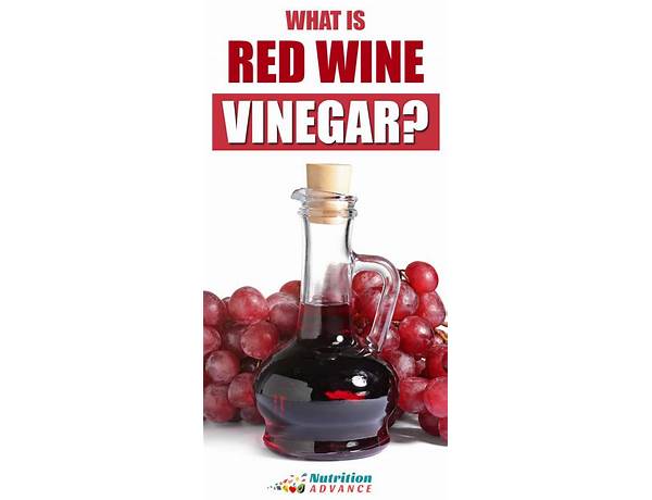 Red wine vinegar food facts