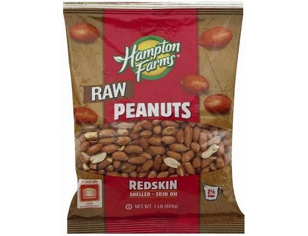 Redskin peanut raw nutrition facts