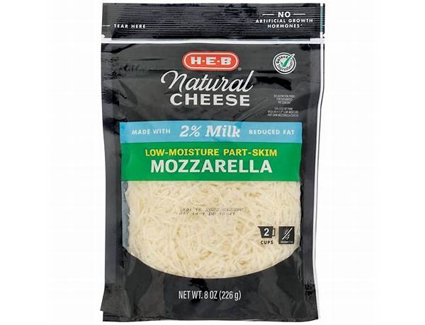 Reduced fat mozzarella cheese ingredients