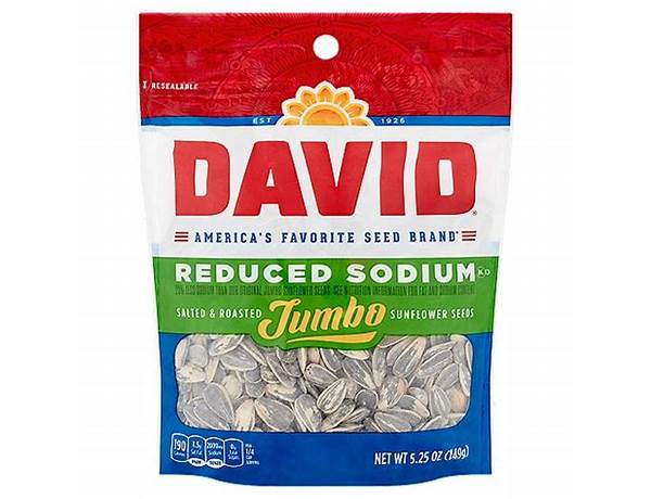 Reduced sodium sunflower seeds food facts