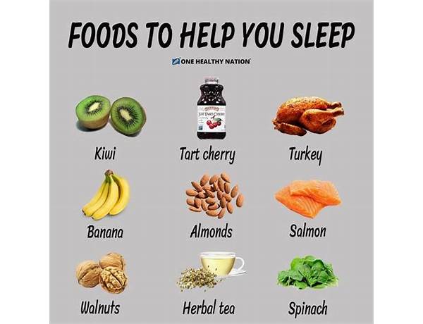 Relaxing sleep food facts