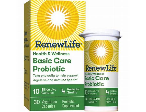 Renewlife probiotics food facts