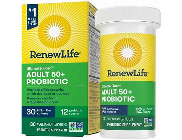 Renewlife probiotics nutrition facts