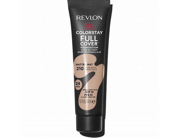 Revlon colorstay full coverage - food facts