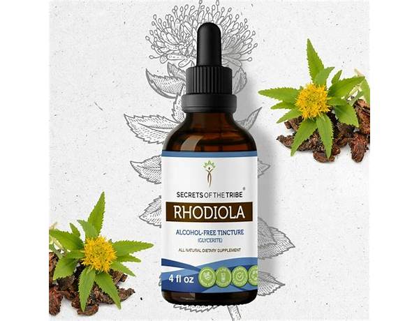 Rhodiola rosea tincture ingredients