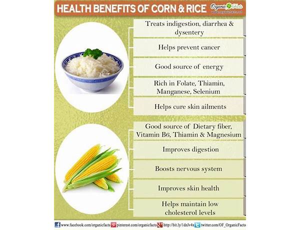 Rice and corn snacks nutrition facts