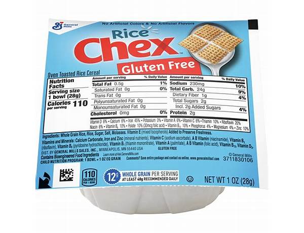 Rice chex food facts