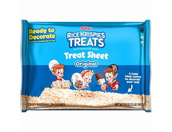 Rice krispies treats confetti food facts