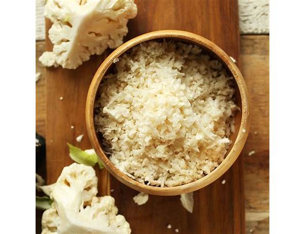 Riced cauliflower ingredients