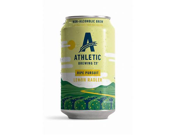 Ripe pursuit non-alcoholic lemon radler food facts