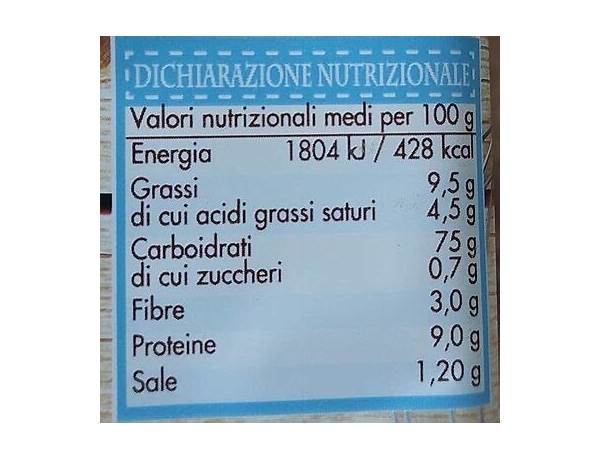 Riso soffiato nutrition facts