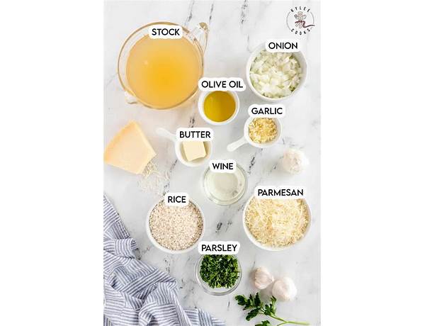 Risotto ingredients