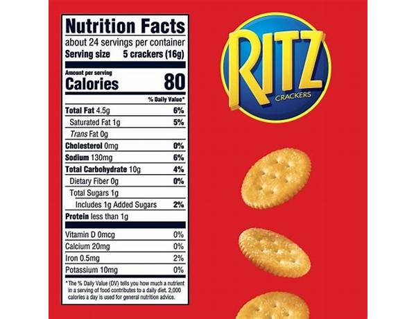 Ritz crackers 1x61.650 oz food facts