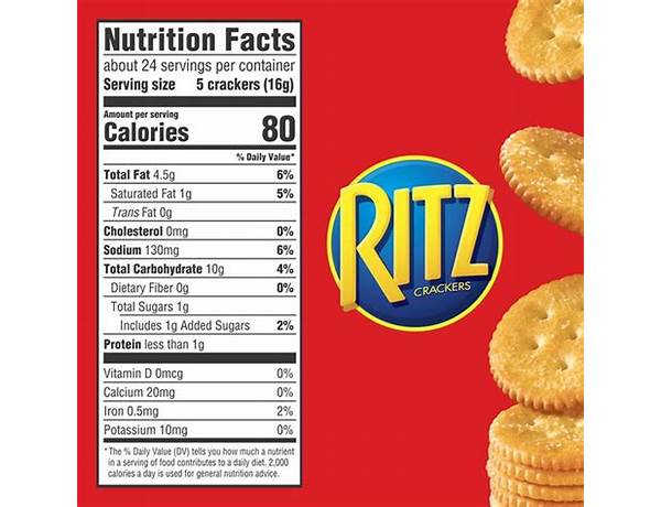 Ritz crackers food facts