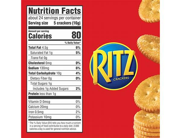 Ritz soda food facts