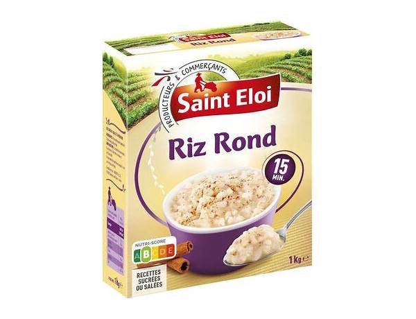 Riz rond food facts