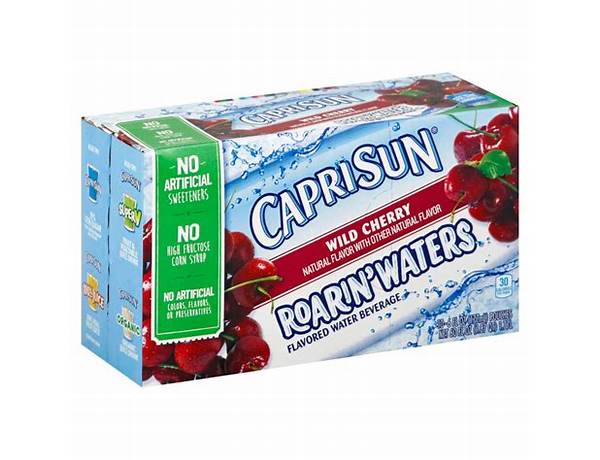 Roarin waters flavored water beverage ingredients