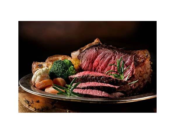 Roast british peppered topside of beef food facts