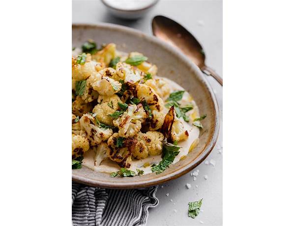 Roasted Cauliflower with Tahini