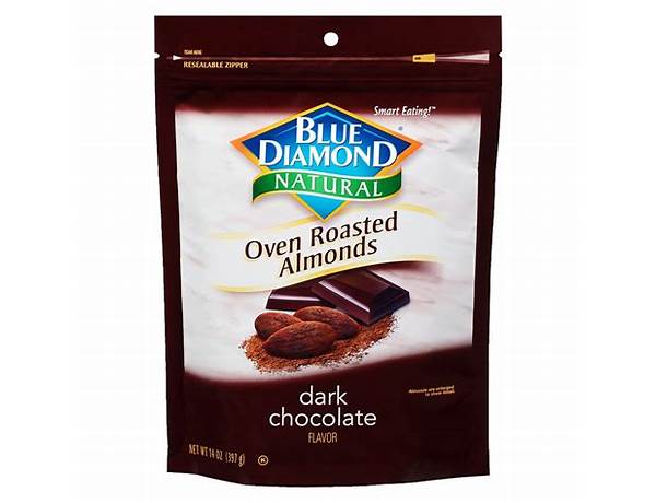 Roasted almond dark chocolate food facts