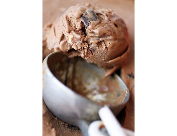 Roasted almond fudge icecream ingredients