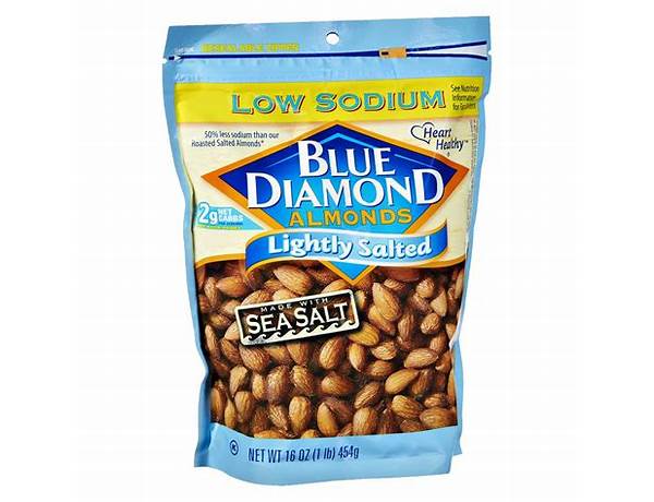 Roasted almonds lightly salted with sea salt ingredients