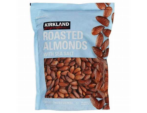 Roasted almonds sea salt food facts