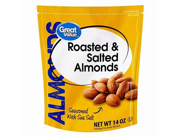 Roasted and salted almonds food facts