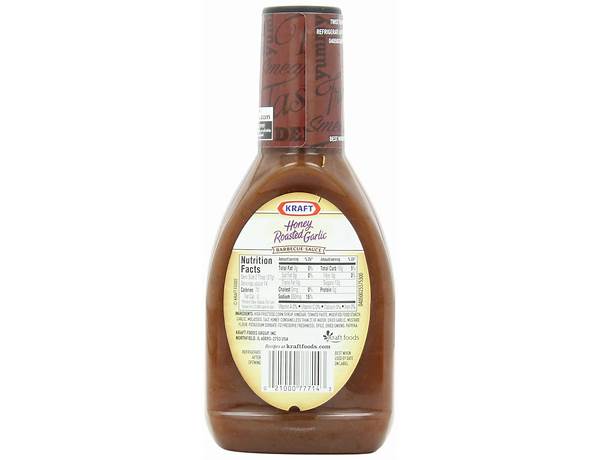 Roasted garlic bbq sauce nutrition facts