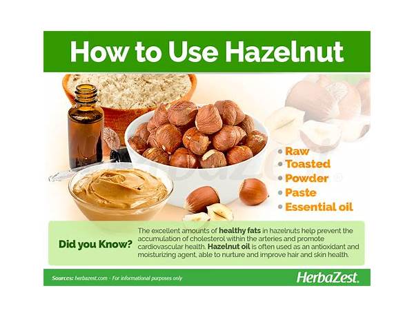 Roasted hazelnut oil food facts