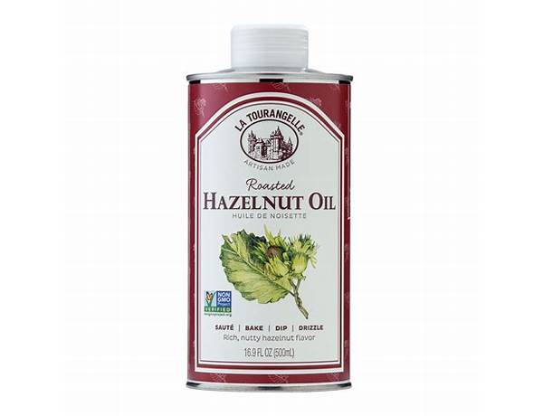 Roasted hazelnut oil ingredients