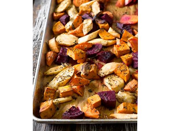 Roasted root vegetable mix food facts