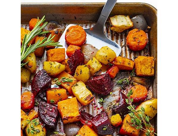 Roasted root vegetable mix food facts