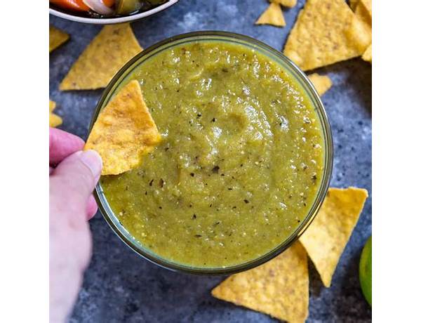 Roasted salsa verde ingredients