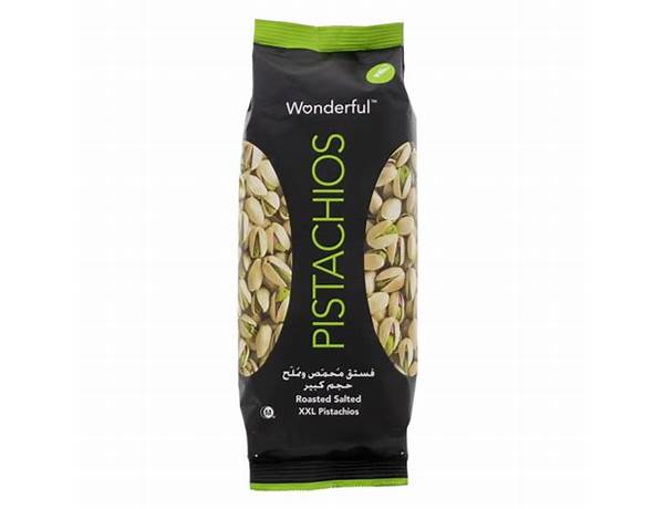 Roasted salted xxl pistachios food facts