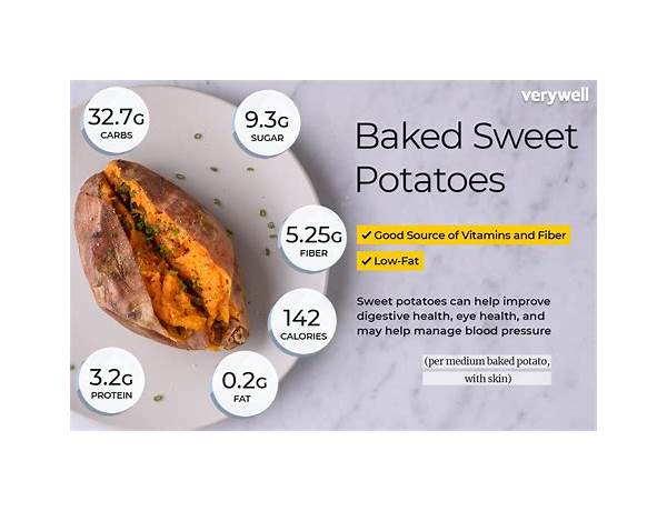 Roasted sweet potatoes food facts