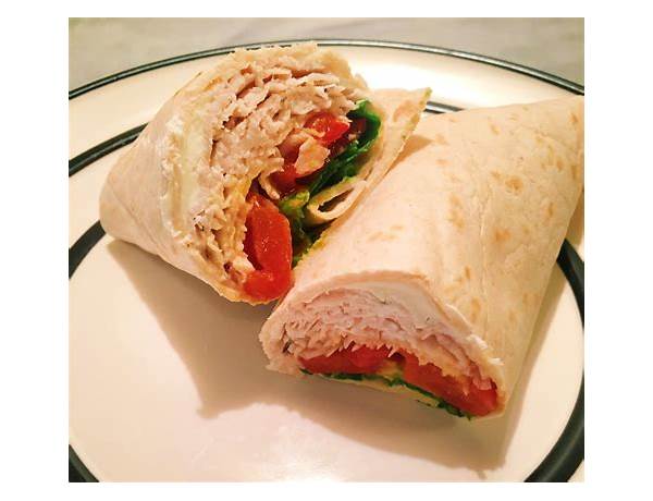 Roasted turkey wrap food facts