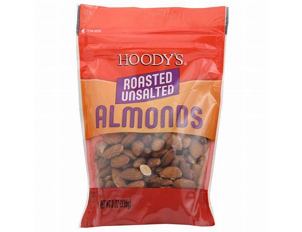 Roasted unsalted almonds food facts
