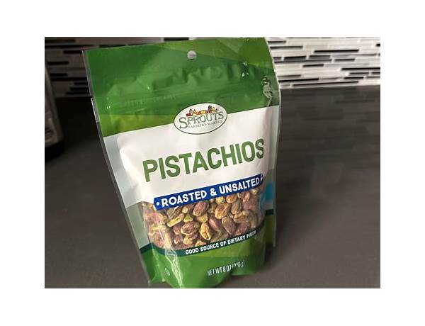 Roasted unsalted pistachios food facts