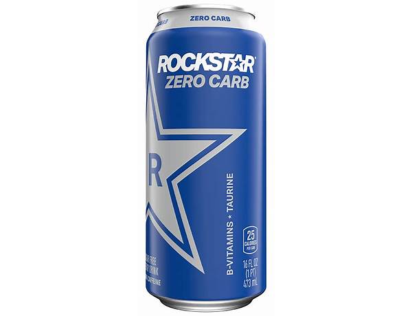 Rockstar pure zero food facts