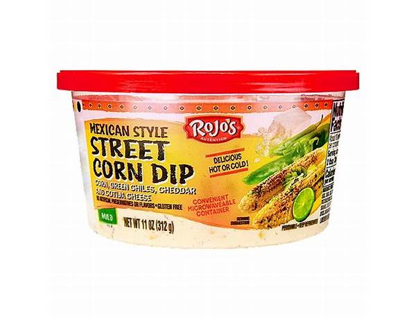 Rojo's street corn dip food facts