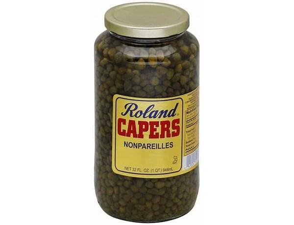 Roland premium capers nonpareilles food facts