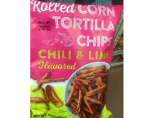 Rolled corn tortilla chips food facts