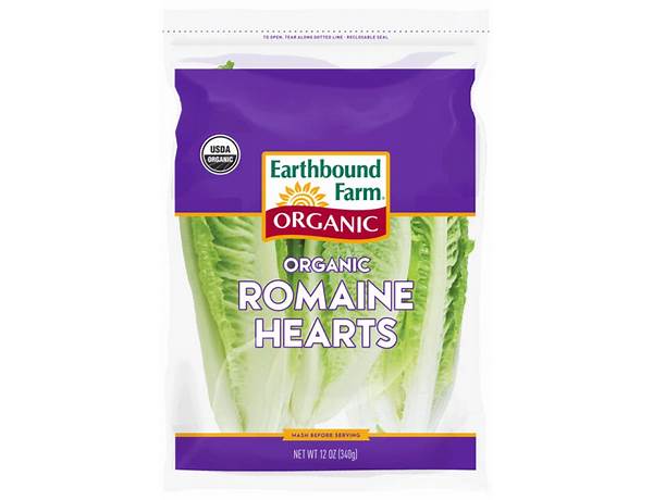 Romaine hearts nutrition facts