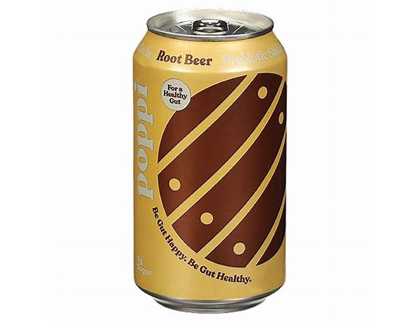 Root beer prebiotic soda food facts