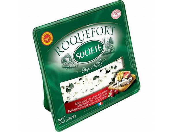 Roquefort, 100% pure sheep's milk cheese food facts