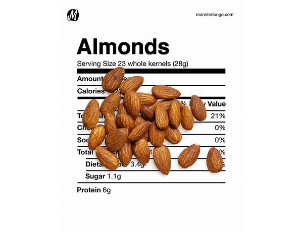 Rose water almond nutrition facts