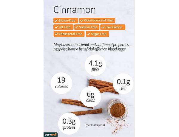 Royal cinnamon nutrition facts