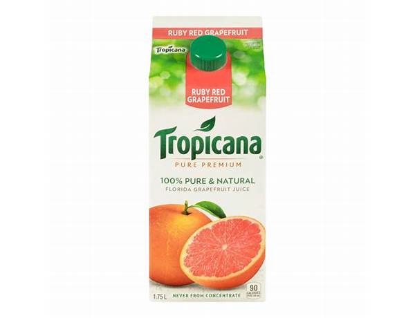 Ruby red grapefruit 1.75l food facts